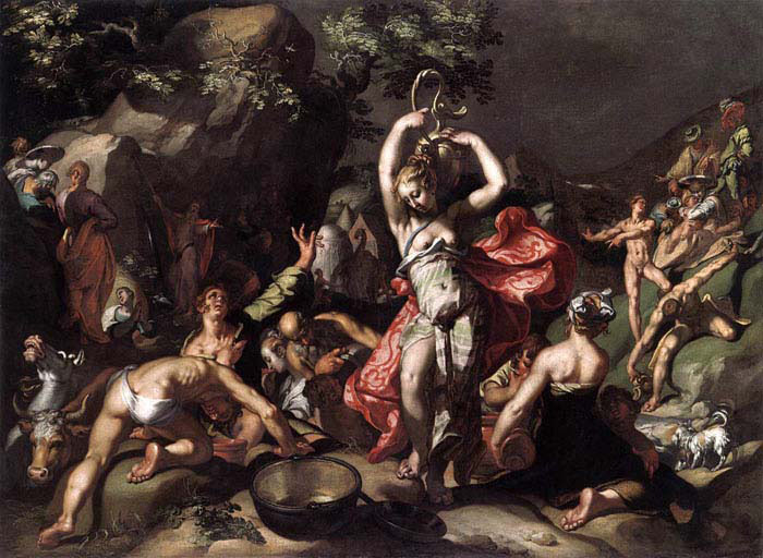 moses striking the rock